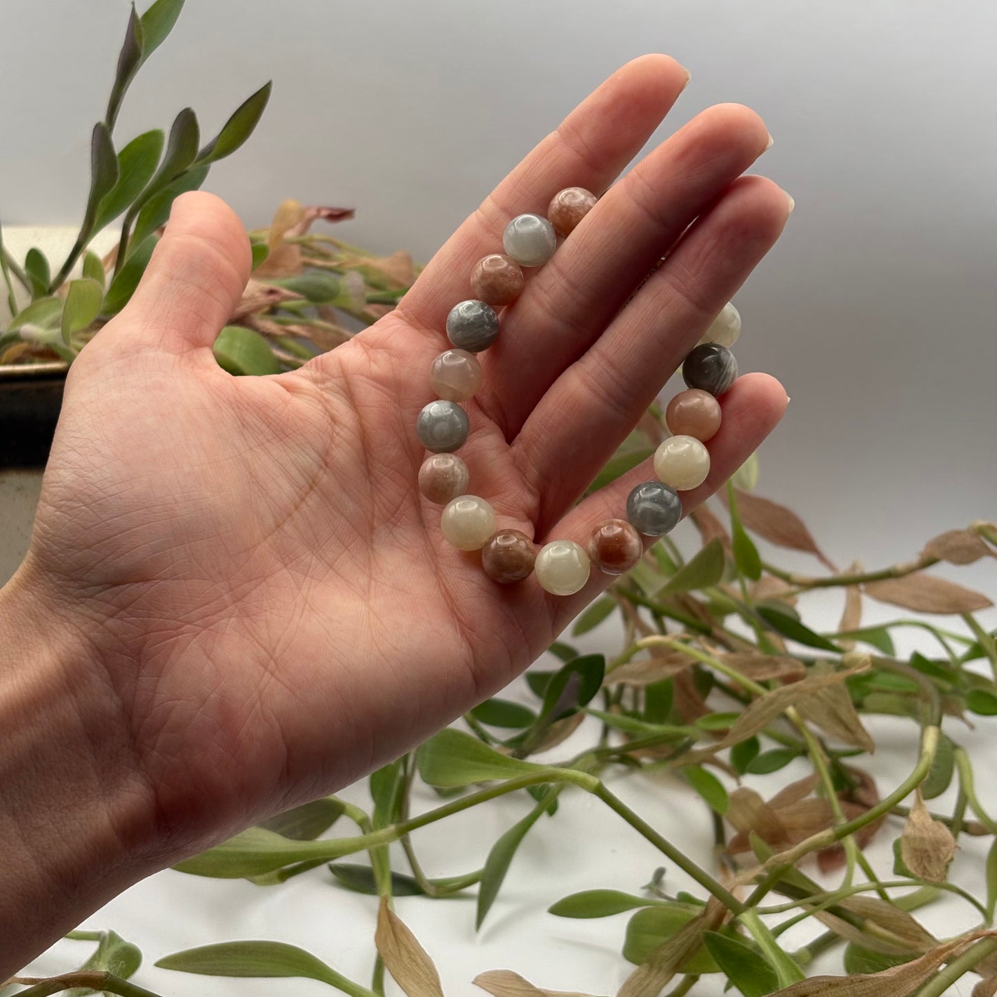 Mondstein Armband (bunt)